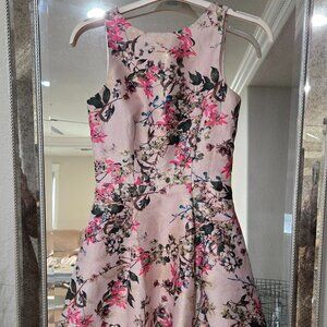 Ted baker size 1 pink gold flower dress